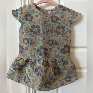 NWT! Infant dress. Color: Gold. Size: 6-12 months. Brand: Peek.